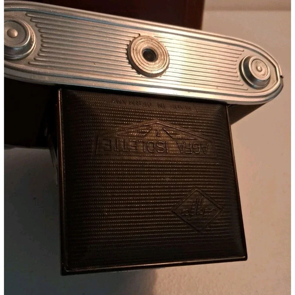 Agfa Isolette Camera Germany With Case Untested For Parts
